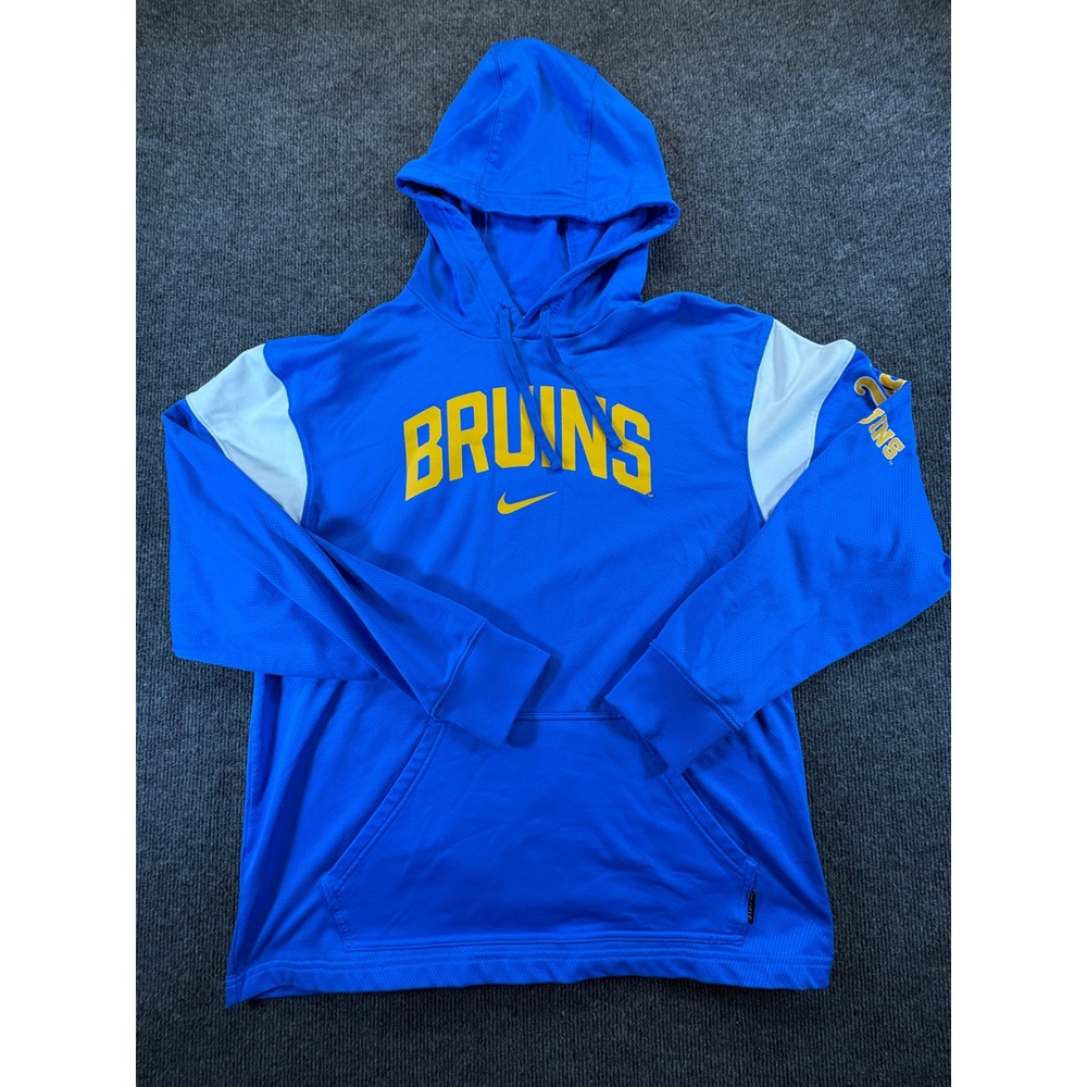 Nike UCLA Bruins Dri-FIT Pullover Hoodie Blue Mens Small NCAA Collegiate